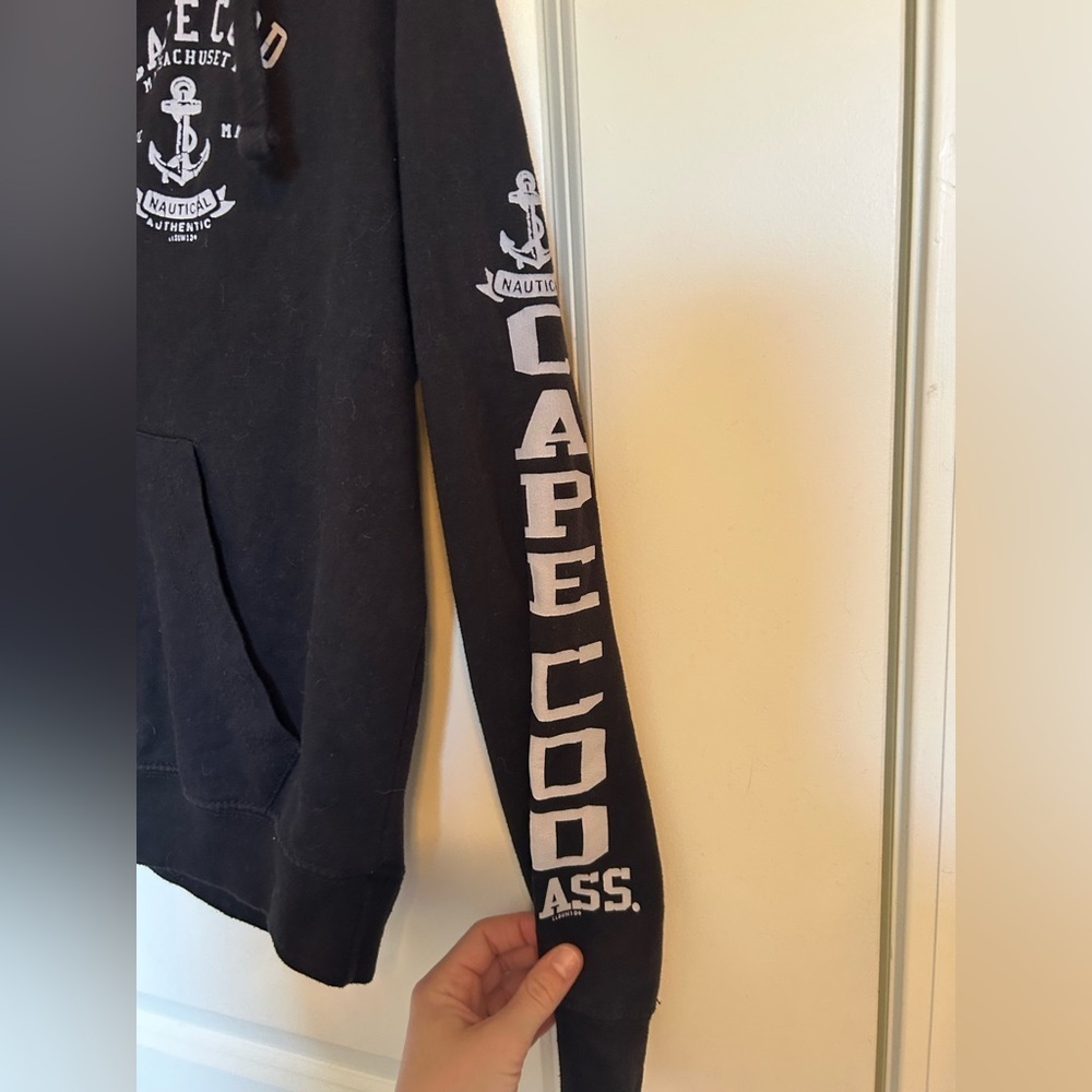 WINGS- Cape Cod Black Hoodie - Picture 4 of 6